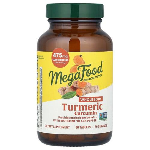 Megafood Turmeric Curcumin 60 Tablets