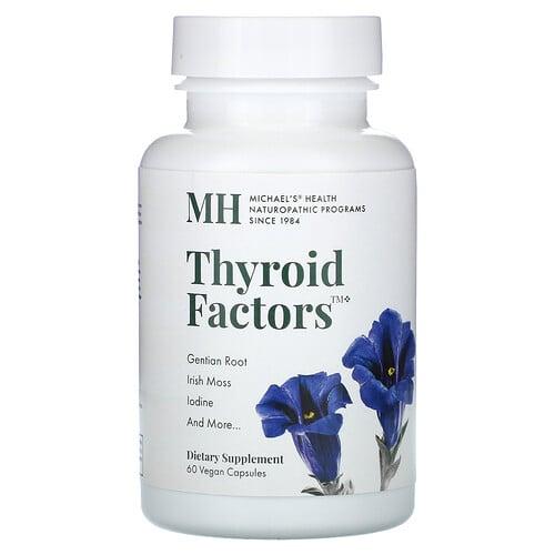 Michael S Health Thyroid Factors 60 Vegan Capsules