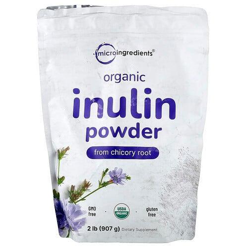 Micro Ingredients Organic Inulin Powder From Chicory Root 2 Lb 907 G