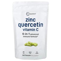 Micro Ingredients Zinc Quercetin Vitamin C 240 Capsules