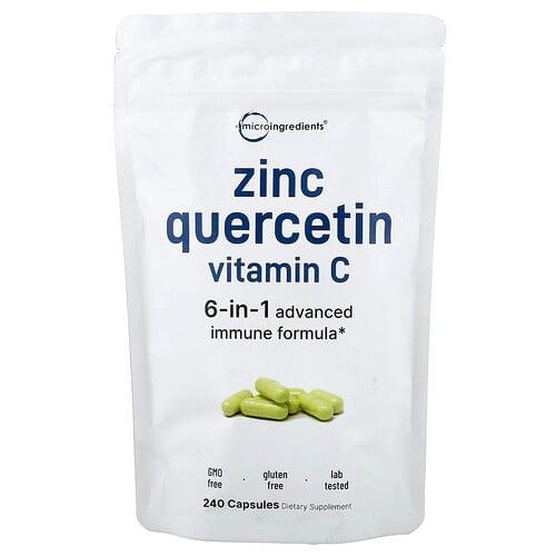 Micro Ingredients Zinc Quercetin Vitamin C 240 Capsules product image