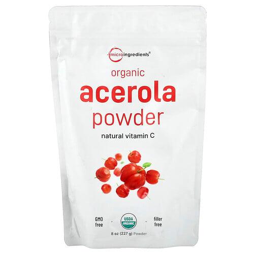 Micro Ingredients Organic Acerola Powder 8 Oz 227 G