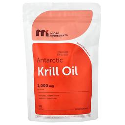 Micro Ingredients Antarctic Krill Oil 300 Softgels 500 Mg Per Softgel