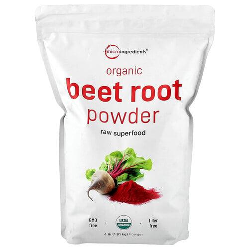 Micro Ingredients Organic Beet Root Powder 4 Lb 1 81 Kg