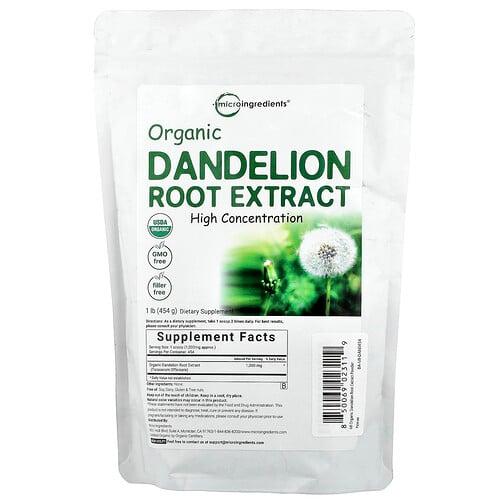 Micro Ingredients Organic Dandelion Root Extract High Concentration 1 Lb 454 G