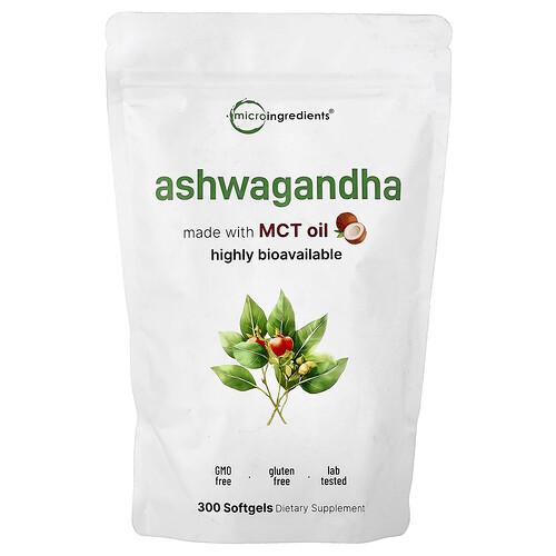 Micro Ingredients Ashwagandha 300 Softgels