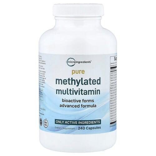 Micro Ingredients Pure Methylated Multivitamin 240 Capsules