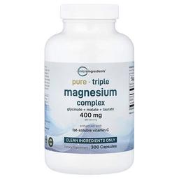 Micro Ingredients Triple Magnesium Complex 300 Capsules 133 Mg Per Capsule