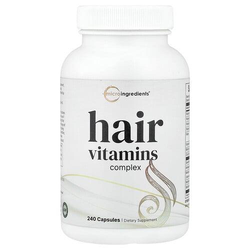 마이크로 인그리디언츠 Micro Ingredients, 헤어 비타민 복합체, 캡슐 240정 product image