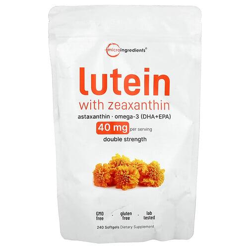 Micro Ingredients Lutein With Zeaxanthin 240 Softgels