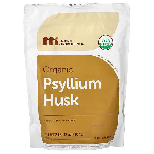 Micro Ingredients Organic Psyllium Husk Powder 2 Lb 907 G