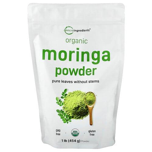 Micro Ingredients Organic Moringa Powder 1 Lb 454 G