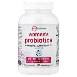 Micro Ingredients Women S Probiotics 120 Vegetarian Capsules