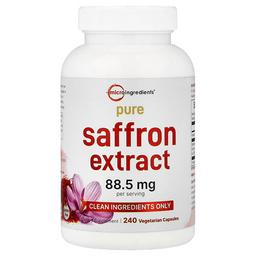 Micro Ingredients Pure Saffron Extract 240 Vegetarian Capsules