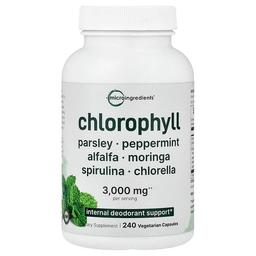 Micro Ingredients Chlorophyll 240 Vegetarian Capsules