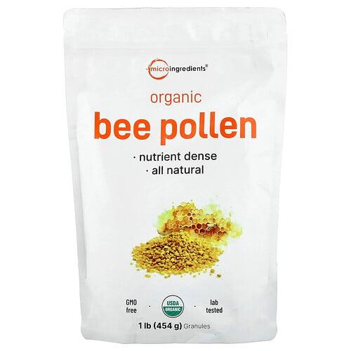 마이크로 인그리디언츠 Micro Ingredients, 유기농 벌꽃가루, 454g(1lb) product image