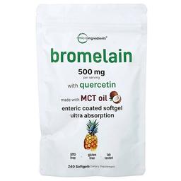 Micro Ingredients Bromelain With Quercetin 240 Softgels