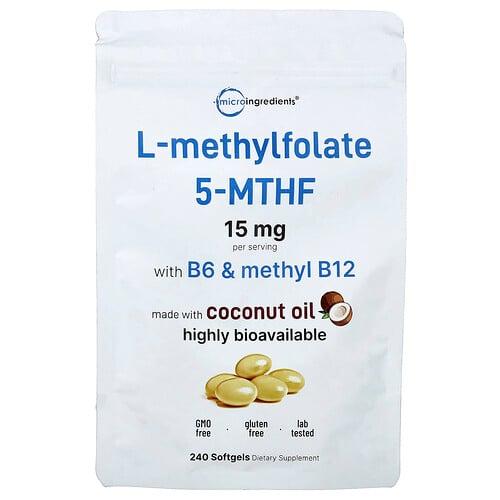 Micro Ingredients L Methylfolate 240 Softgels product image