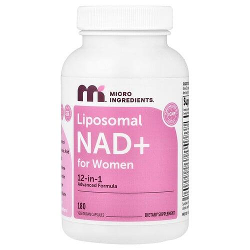 Micro Ingredients Liposomal Nad For Women 180 Vegetarian Capsules