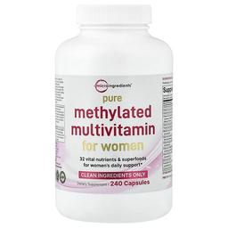 Micro Ingredients Pure Methylated Multivitamin For Women 240 Capsules