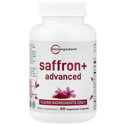 Micro Ingredients Saffron Advanced 60 Vegetarian Capsules