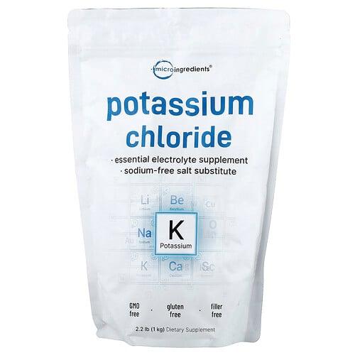Micro Ingredients Potassium Chloride 2 2 Lb 1 Kg