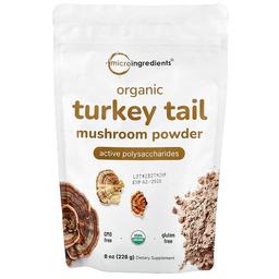 Micro Ingredients Organic Turkey Tail Mushroom Powder 8 Oz 226 G