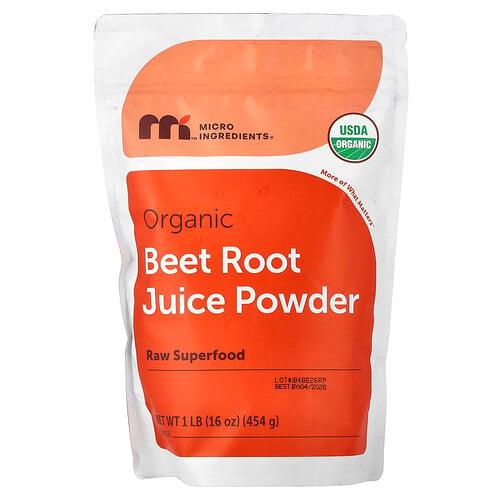 Micro Ingredients Organic Beet Root Juice Powder 1 Lb 454 G