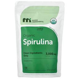 Micro Ingredients Organic Spirulina 720 Tablets 500 Mg Per Tablet