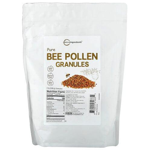 Micro Ingredients Pure Bee Pollen Granules 2 Lb 908 G product image