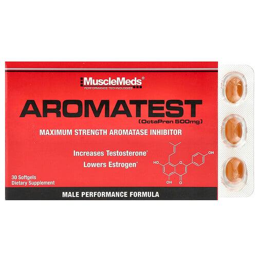 Musclemeds Aromatest 500 Mg 30 Softgels
