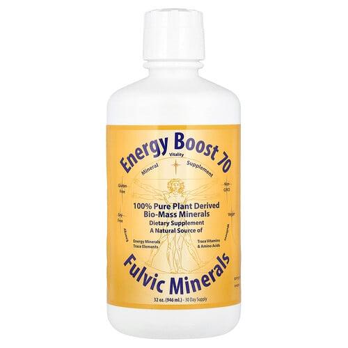 Morningstar Minerals Energy Boost 70 Fulvic Minerals 32 Oz 946 Ml