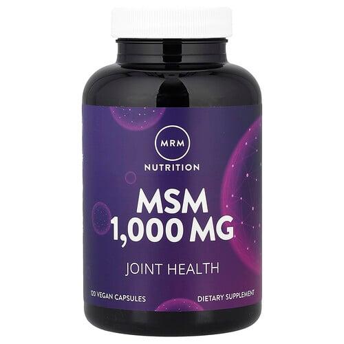 Mrm Nutrition Msm 1 000 Mg 120 Vegan Capsules product image