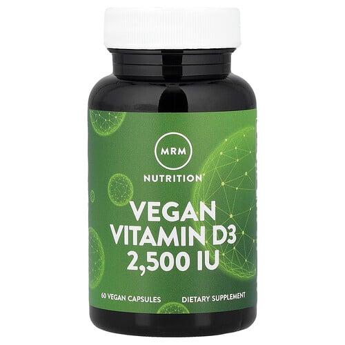 Mrm Nutrition Vegan Vitamin D3 62 5 Mcg 2 500 Iu 60 Vegan Capsules