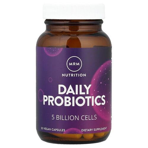 Mrm Nutrition Daily Probiotics 5 Billion Cells 30 Vegan Capsules