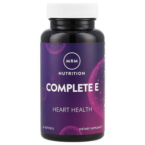 Mrm Nutrition Complete E 60 Softgels