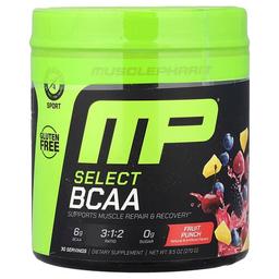 Musclepharm Select Bcaa Fruit Punch 9 5 Oz 270 G