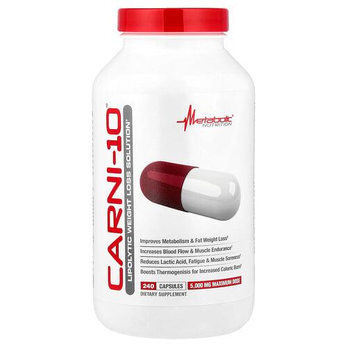 Metabolic Nutrition Carni 10 240 Capsules