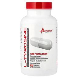 Metabolic Nutrition L Tyrosine 90 Capsules 500 Mg Per Capsule