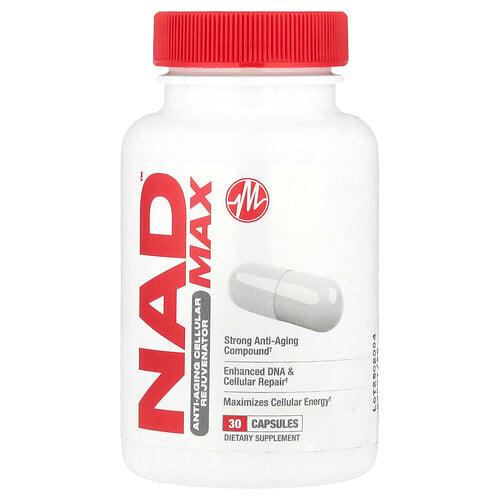 Metabolic Nutrition Nad Max Anti Aging Cellular Rejuvenator 30 Capsules