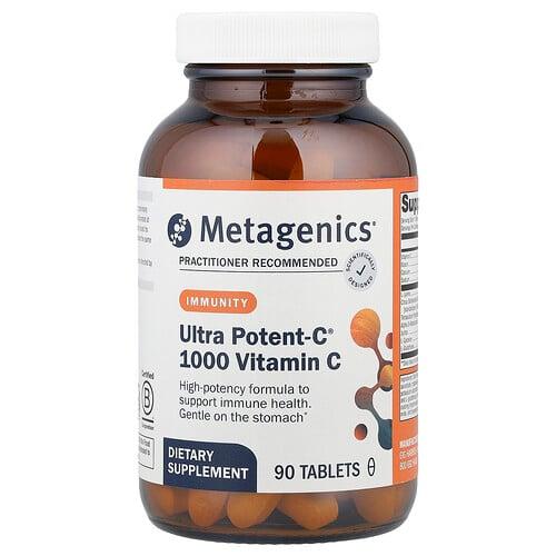Metagenics Ultra Potent C 1000 Vitamin C 90 Tablets product image