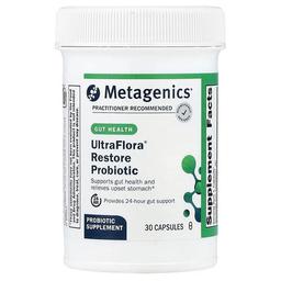 Metagenics Ultraflora Restore Probiotic 30 Capsules 253 5 Mg 20 Billion Cfu Per Capsule