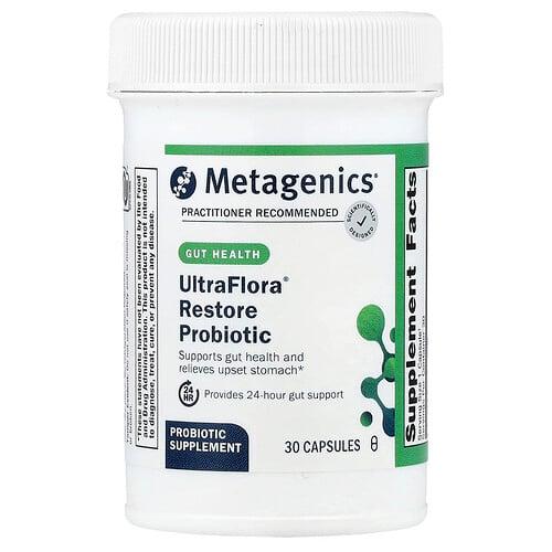 Metagenics Ultraflora Restore Probiotic 30 Capsules 253 5 Mg 20 Billion Cfu Per Capsule