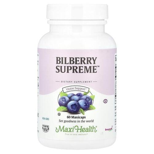 Maxi Health Bilberry Supreme 60 Maxicaps
