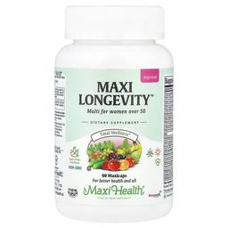 Maxi Health Maxi Longevity Multi For Women Over 50 60 Maxicaps