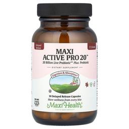 Maxi Health Maxi Active Pro 20 20 Billion 30 Delayed Release Capsules