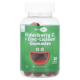 Maxi Health Elderberry C Zinc Licious Gummies 60 Gummies