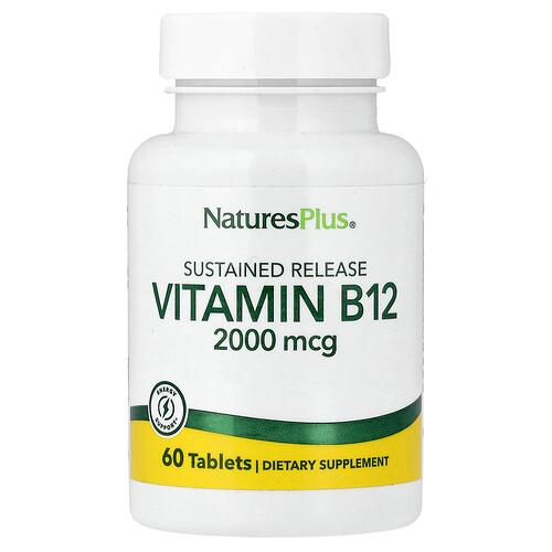 Naturesplus Vitamin B12 Sustained Release 60 Tablets product image