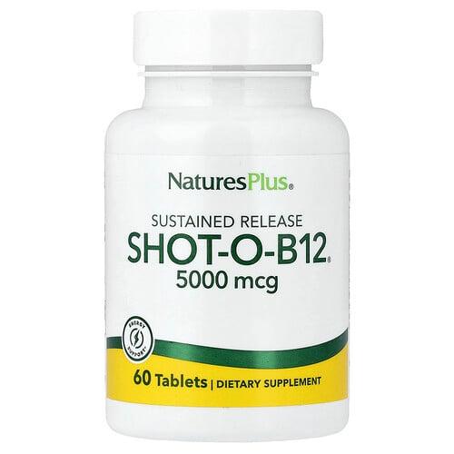 Naturesplus Shot O B12 Sustained Release 5 000 Mcg 60 Tablets product image