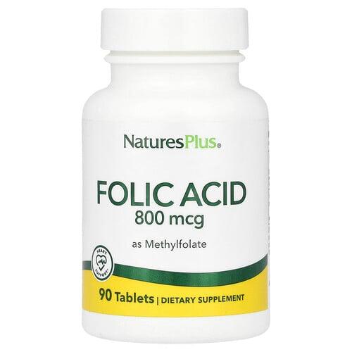 Naturesplus Folic Acid As Methylfolate 800 Mcg 90 Tablets